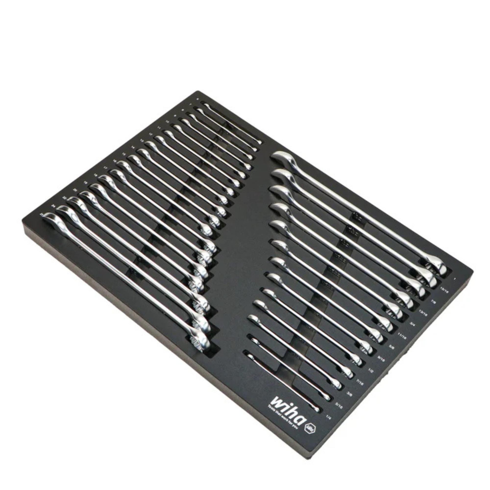 Wiha 31 Piece Combination Wrench Tray Set from GME Supply